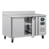 Polar U-Series Double Door Counter Freezer with Upstand 282Ltr