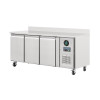 Polar U-Series Triple Door Counter Freezer with Upstand 417Ltr