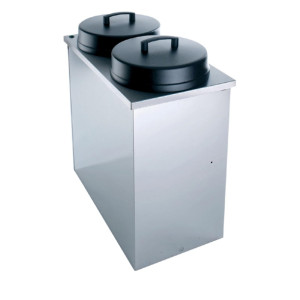 Versigen Drop-In heated plate Dispenser - Twin Tube Versigen Drop-In heated plate Dispenser - Twin Tube