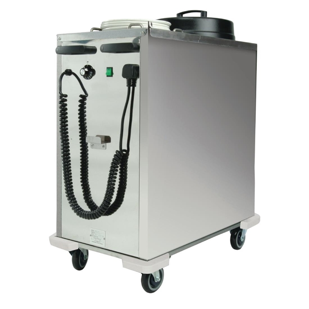 Versigen Mobile fan-heated plate dispenser - Twin Tube Versigen Mobile fan-heated plate dispenser - Twin Tube
