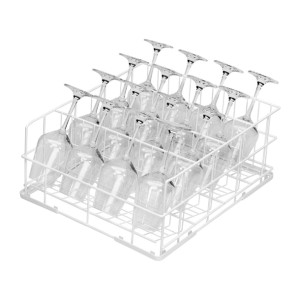 SMEG 400x400x168mm 90mm Max Stem Glass Basket