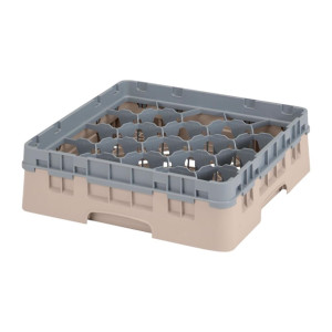 Cambro Camrack 20 Compartment Glassrack - Beige - Max Glass 984mm Dia & 92mm H
