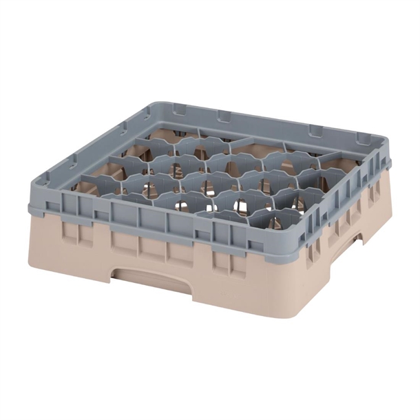 Cambro Camrack 20 Compartment Glassrack - Beige - Max Glass 984mm Dia & 92mm H