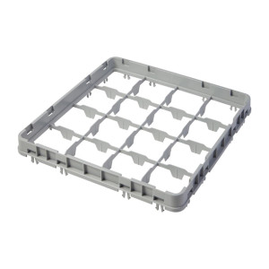 Cambro Camrack 16 Compartment Glassrack Extender - Grey - 41mm