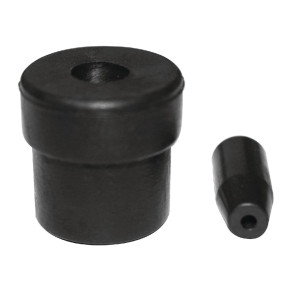 Black Feet for Steel Bistro Stools & Chairs (4 Pack)