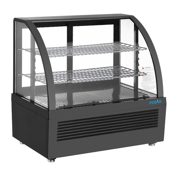 Polar C-Series Countertop Display Fridge 100Ltr Black Polar C-Series Countertop Display Fridge 100Ltr Black