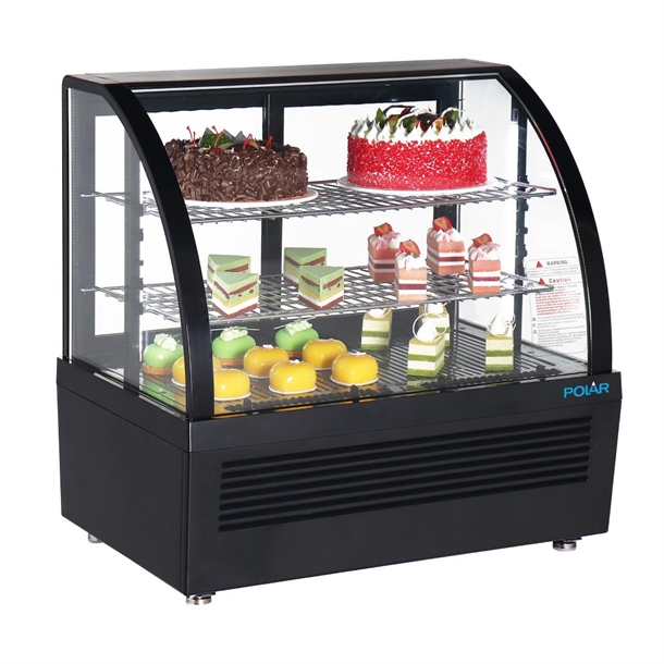Polar C-Series Countertop Display Fridge 100Ltr Black Polar C-Series Countertop Display Fridge 100Ltr Black