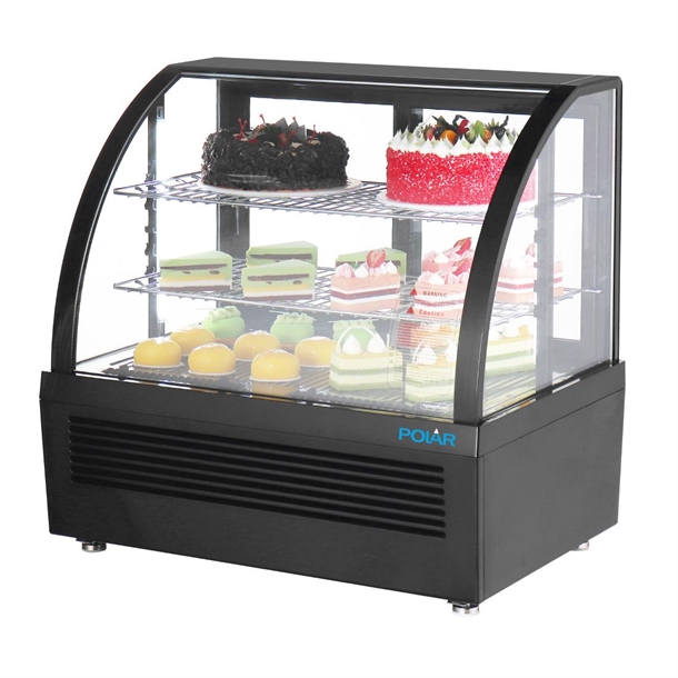 Polar C-Series Countertop Display Fridge 100Ltr Black Polar C-Series Countertop Display Fridge 100Ltr Black