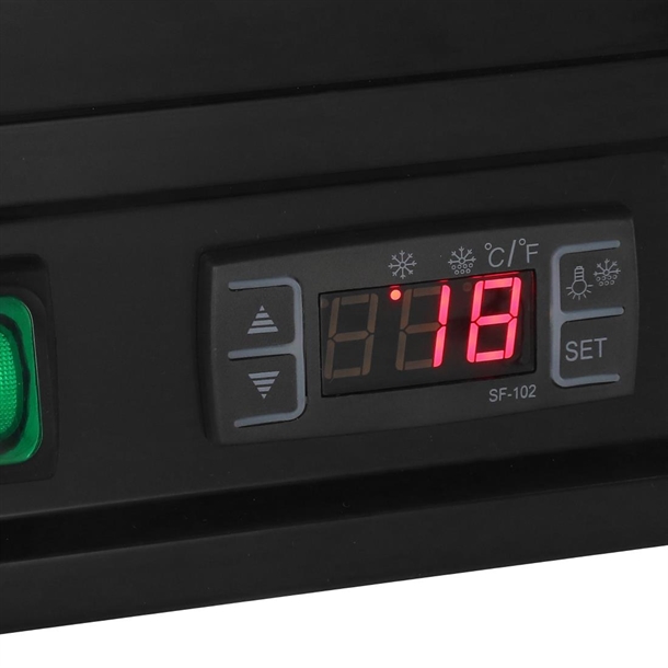 Polar C-Series Countertop Display Fridge 100Ltr Black Polar C-Series Countertop Display Fridge 100Ltr Black