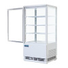 Polar C-Series Energy Efficient Curved Door Display Fridge White 86Ltr