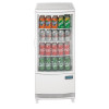 Polar C-Series Energy Efficient Curved Door Display Fridge White 86Ltr