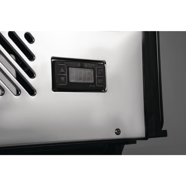 Polar G-Series Energy Efficient Countertop Food Display Fridge 160Ltr Black Polar G-Series Energy Efficient Countertop Food Display Fridge 160Ltr Black