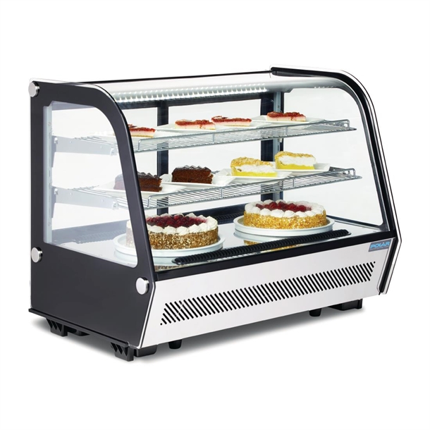Polar G-Series Energy Efficient Countertop Food Display Fridge 160Ltr Black Polar G-Series Energy Efficient Countertop Food Display Fridge 160Ltr Black
