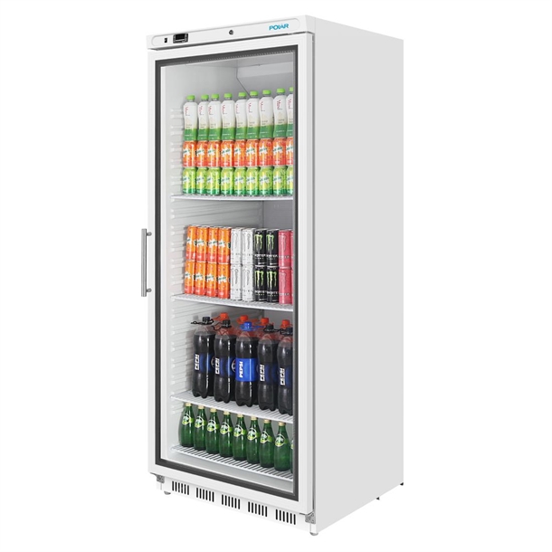 Polar C-Series Upright Display Fridge 600Ltr White Polar C-Series Upright Display Fridge 600Ltr White