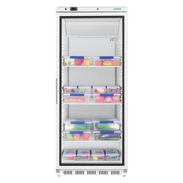 Polar C-Series Upright Display Fridge 600Ltr White Polar C-Series Upright Display Fridge 600Ltr White
