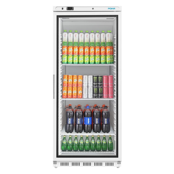 Polar C-Series Upright Display Fridge 600Ltr White Polar C-Series Upright Display Fridge 600Ltr White