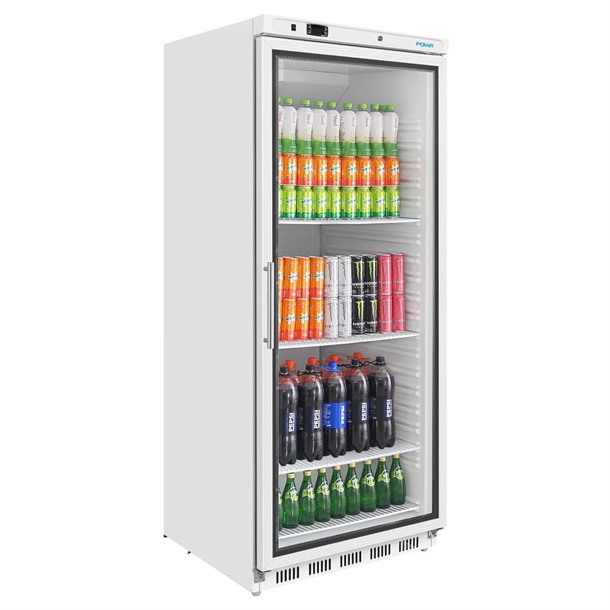 Polar C-Series Upright Display Fridge 600Ltr White Polar C-Series Upright Display Fridge 600Ltr White