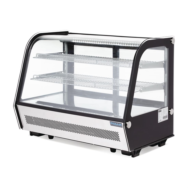 Polar G-Series Energy Efficient Countertop Food Display Fridge 160Ltr Black Polar G-Series Energy Efficient Countertop Food Display Fridge 160Ltr Black