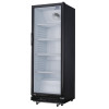 Nisbets Essentials Upright Display Fridge Black 346Ltr
