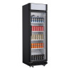 Nisbets Essentials Upright Display Cooler with Light Box 346Ltr Nisbets Essentials Upright Display Cooler with Light Box 346Ltr