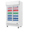 Polar G-Series Upright Display Cooler with Light Box 950Ltr with Sliding Doors Polar G-Series Upright Display Cooler with Light Box 950Ltr with Sliding Doors