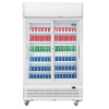 Polar G-Series Upright Display Cooler with Light Box 950Ltr with Sliding Doors Polar G-Series Upright Display Cooler with Light Box 950Ltr with Sliding Doors