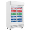 Polar G-Series Upright Display Cooler with Light Box 950Ltr with Sliding Doors Polar G-Series Upright Display Cooler with Light Box 950Ltr with Sliding Doors