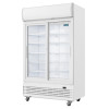Polar G-Series Upright Display Cooler with Light Box 950Ltr with Sliding Doors Polar G-Series Upright Display Cooler with Light Box 950Ltr with Sliding Doors