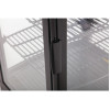 Polar C-Series Energy Efficient Curved Door Display Fridge Black 86Ltr