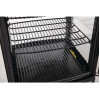 Polar C-Series Energy Efficient Curved Door Display Fridge Black 86Ltr