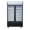 Polar G-Series Upright Hinged Door Display Cooler with Light Box 950Ltr Black Polar G-Series Upright Hinged Door Display Cooler with Light Box 950Ltr Black