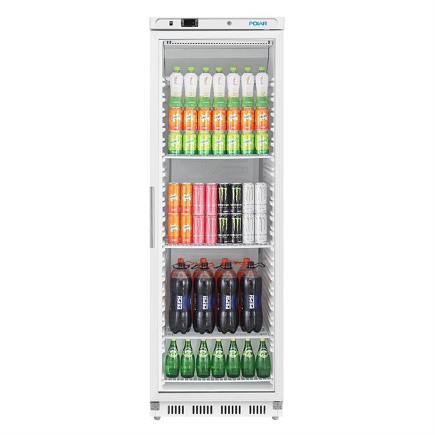 Polar C-Series Upright White Display Fridge - 400Ltr Polar C-Series Upright White Display Fridge - 400Ltr
