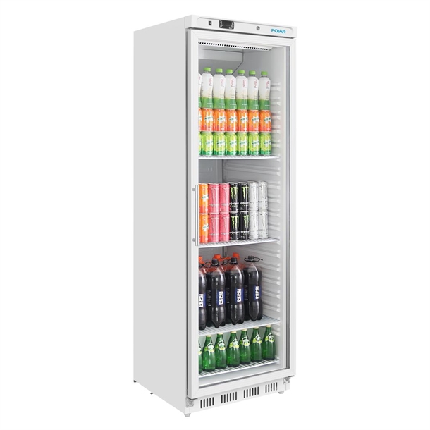 Polar C-Series Upright White Display Fridge - 400Ltr Polar C-Series Upright White Display Fridge - 400Ltr