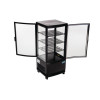 Polar C-Series Energy Efficient Curved Door Display Fridge Black 86Ltr