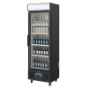 Polar G-Series Upright Display Fridge 368Ltr Black