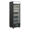 Polar G-Series Upright Display Fridge 368Ltr Black