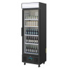 Polar G-Series Upright Display Fridge 368Ltr Black