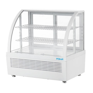 Polar C-Series Countertop Display Fridge 100Ltr White