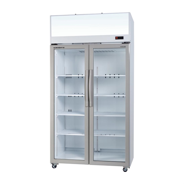 Skope EziCore TCE1000N 2 Glass Door Display or Storage Fridge Skope EziCore TCE1000N 2 Glass Door Display or Storage Fridge