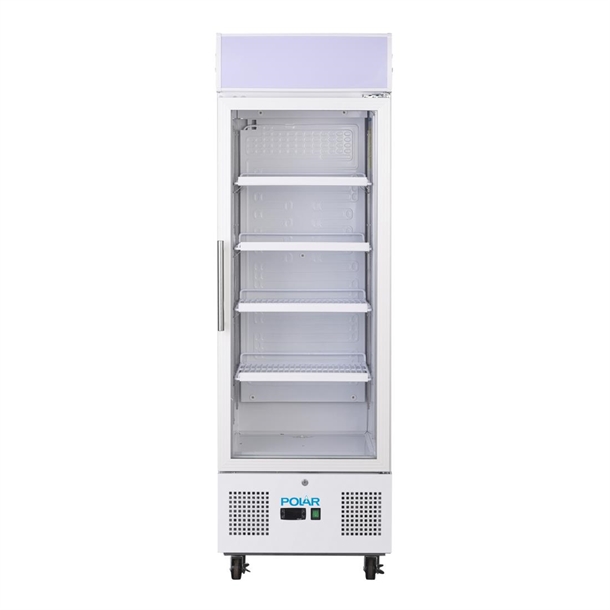 Polar G-Series Upright Display Fridge 218Ltr White Polar G-Series Upright Display Fridge 218Ltr White