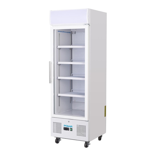 Polar G-Series Upright Display Fridge 218Ltr White Polar G-Series Upright Display Fridge 218Ltr White