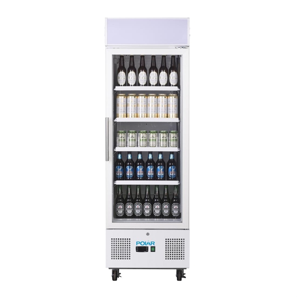 Polar G-Series Upright Display Fridge 218Ltr White Polar G-Series Upright Display Fridge 218Ltr White