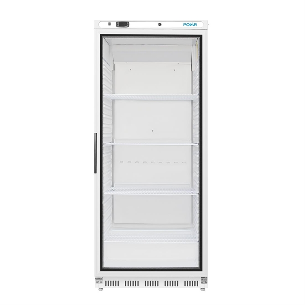 Polar C-Series Upright Display Fridge 600Ltr White