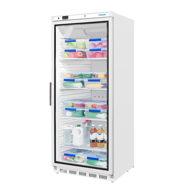 Polar C-Series Upright Display Fridge 600Ltr White