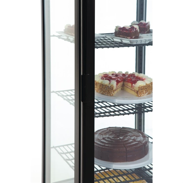 Polar C-Series Curved Door Display Fridge 235Ltr Black Polar C-Series Curved Door Display Fridge 235Ltr Black