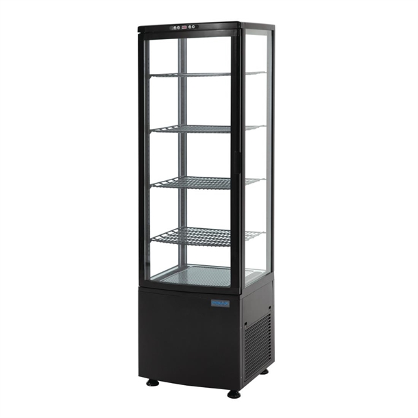 Polar C-Series Curved Door Display Fridge 235Ltr Black Polar C-Series Curved Door Display Fridge 235Ltr Black