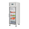 Polar G-Series Gastro Display Glass Door Fridge 600Ltr - Stainless Steel