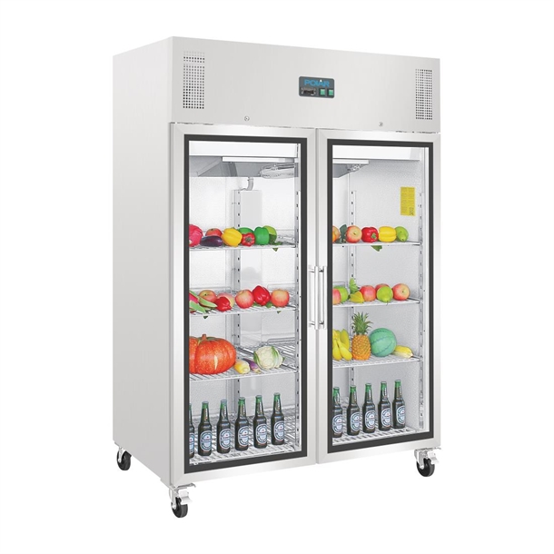 Polar G-Series Gastro Display Glass Door Fridge 1200Ltr Polar G-Series Gastro Display Glass Door Fridge 1200Ltr
