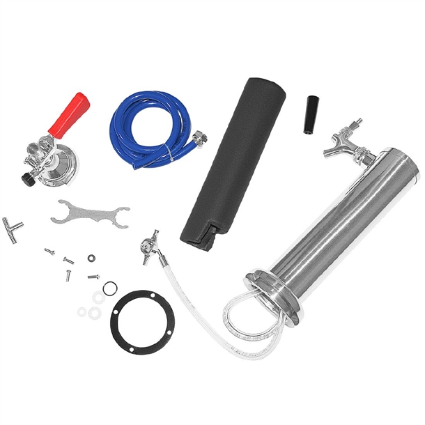 Polar Beer Dispenser including Keep Warm Board and Co2 Tee Joint Polar Beer Dispenser including Keep Warm Board and Co2 Tee Joint
