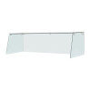 Straight Glass Sneeze Guard Assembly for 4 Door Counter Straight Glass Sneeze Guard Assembly for 4 Door Counter